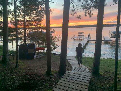 Crosslake Villa | Whitefish Chain Retreat on Big Trout Lake Pontoon