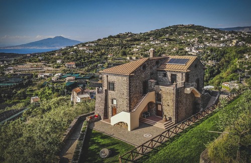 Schiazzano Villa | Agriresort Villa Edera, pool & sea view