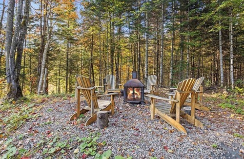 Saint-Faustin-Lac-Carre Ski Chalet | Mont Blanc ~ Le Grizzly ~ Games Room, Spa, Firepit, Hill
