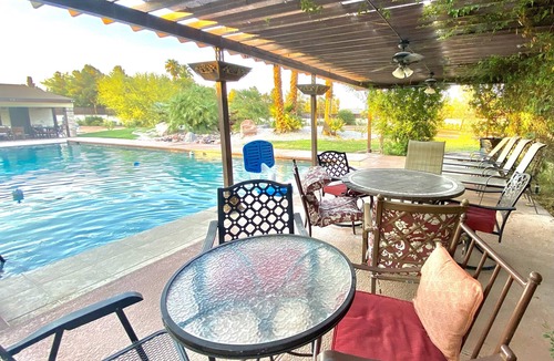 Las Vegas Villa | Private Massive Pool Home, Tennis Court, Basketball Court, and Game Room ★