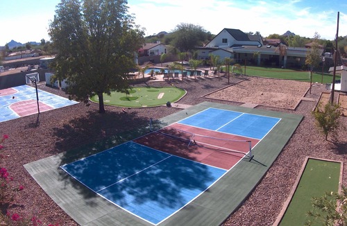 Waltann Villa | ScottsdaleStays Grand Chateau - 12BR Resort Estate - 500K Pool + Courts