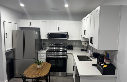 Saskatoon House | Stylish 2 bedroom basement suite built for comfort and relaxation. Sleeps 5.