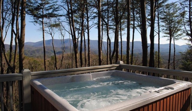 5-Star Cabin-Best Views in GA-Hot Tub-Pups Welcome-15 Min Blue Ridge-Clean in Cherry Log