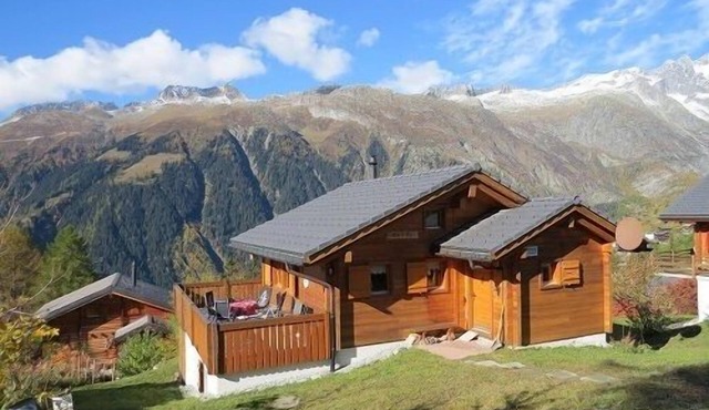 5 star chalet with stunning views, top location, free Wi-Fi, ski-in-ski-out in Bellwald
