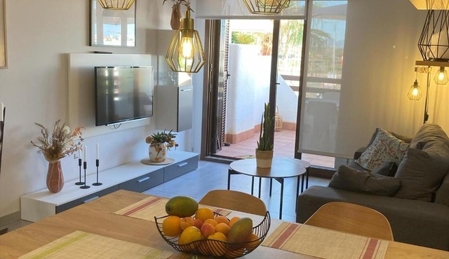 Apartamento acogedor a 200m de la playa con jardín comunitario - ES-376-10 in Pulpí