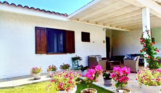 Charming cottage (with private garden) few steps from the beach in Agrustos