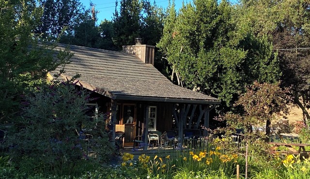 Eclectic Cabin + Glamping Tent at Vineyard Retreat on Grand Island in Delta in Walnut Grove