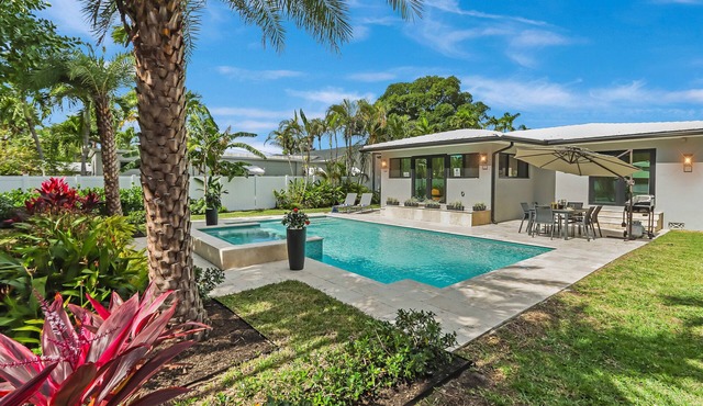 Hollywood Palms: Mins to beach, Pool-Spa, BBQ in Hollywood