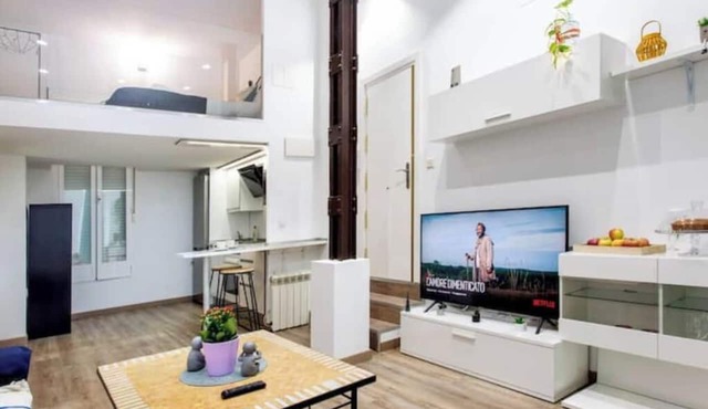 Industrial-style duplex apartment in Centro