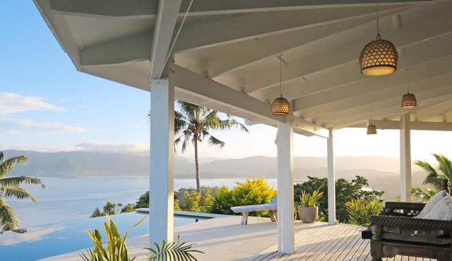 KOKO Savusavu, Fiji Honeymoon Villa Amazing 270° Panoramic View Infinity Pool in Savusavu
