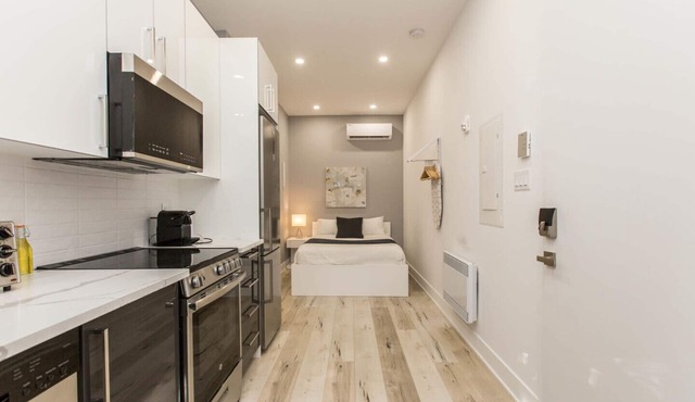 Lofts du Parc Lahaie - Mile End - Cozy Modern Studio Apt 303 in Le Plateau-Mont-Royal