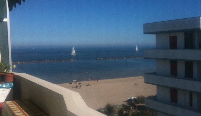 NEREIDS: PANORAMIC VIEW of SEA and BEACH from the 5th floor. in Lido Adriano