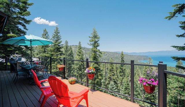 Panoramic Lake View, Access Best Tahoe Private Sandy Beach-Buoy Possible Lago Azul By Tahoe Time VR in Tahoma