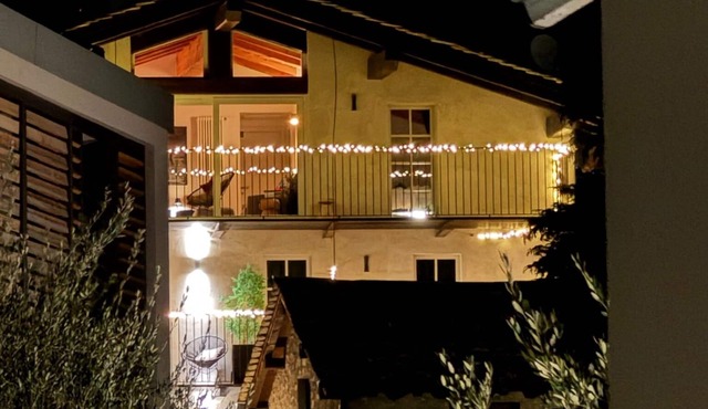 Stella - panoramic attic in the BOTTONERA casa vacanza in alpine design in Chiavenna