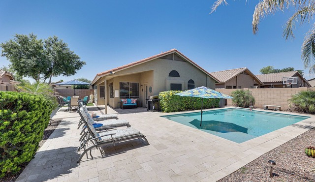 Sunny Maricopa Getaway w/Private Pool + Fire Pit! in Maricopa