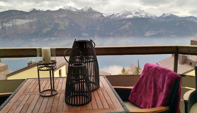 Swiss Seeblick Apartment mit Hotelanbindung in Beatenberg