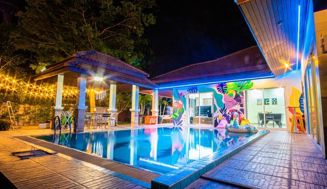 Wendy Pool Villa Pattaya in Ban Map Fakthong