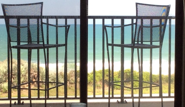 Work from the beach! Sunrise from the patio. in Ormond Beach