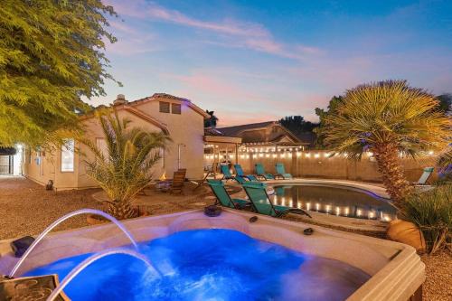 Reset & Rally! Heated Pool Spa Firepit BBQ 17 PPL in Casa Grande